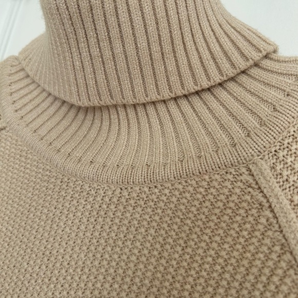 Generic Men’s Beige Sand Turtleneck Sweater Size XL - Picture 6 of 10